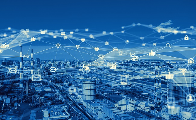 industrialtechnologyconcept-communicationnetwork-industry4-0-factoryautomation